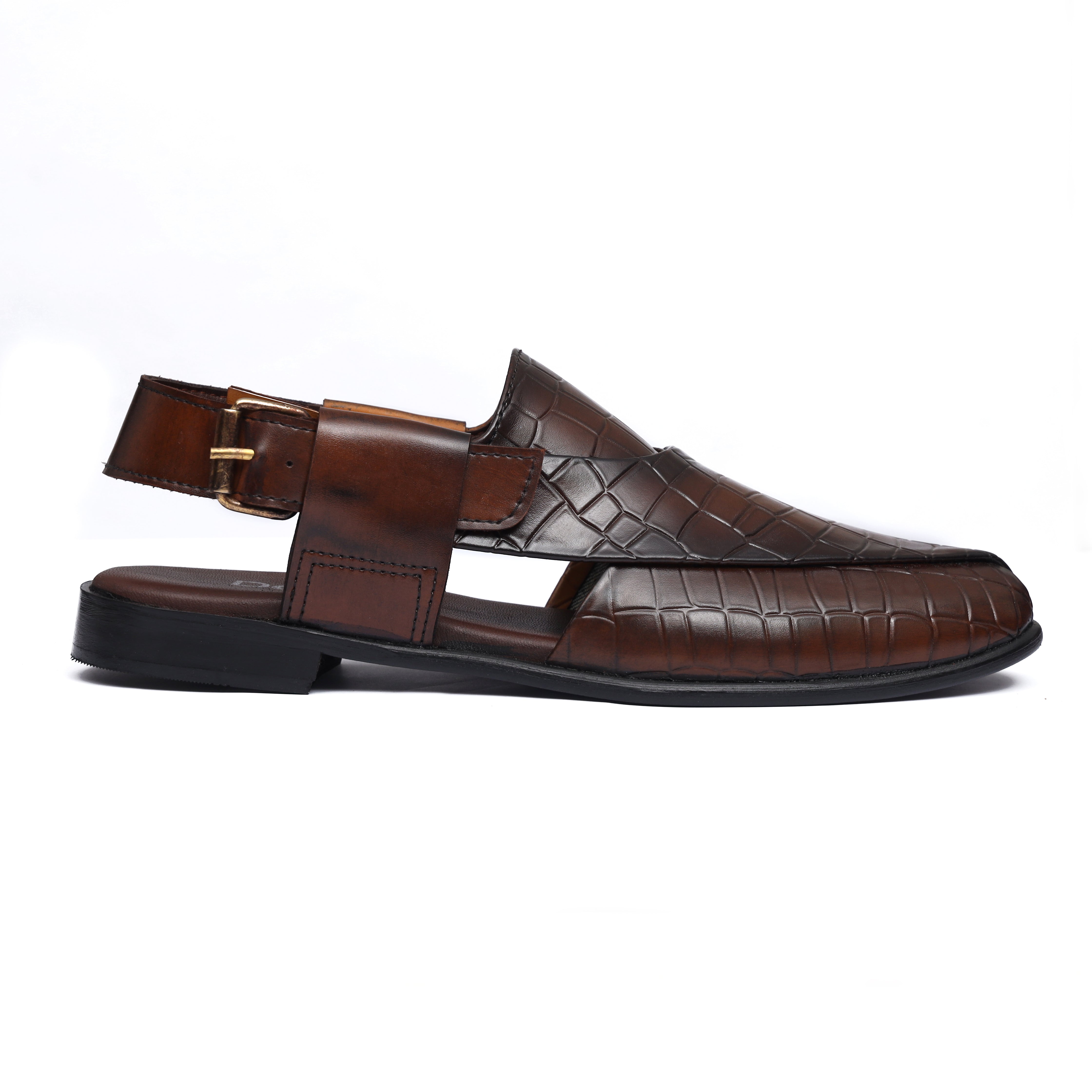 PESHAWARI CROC BROWN