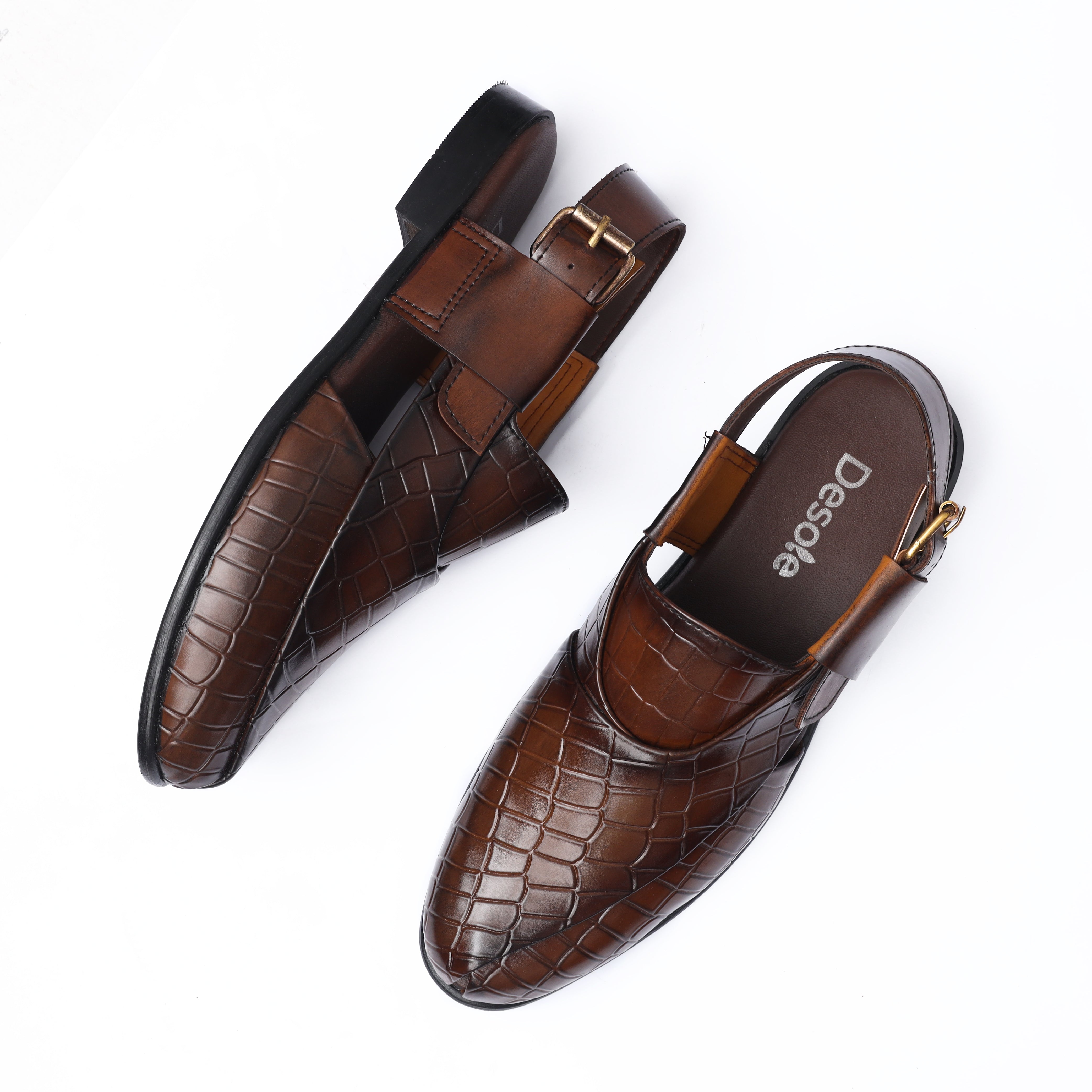 PESHAWARI CROC BROWN